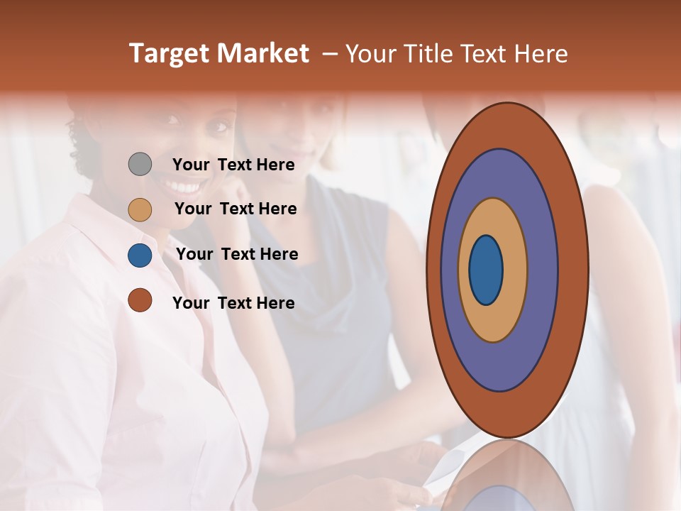 Tall Downtown Illustration PowerPoint Template