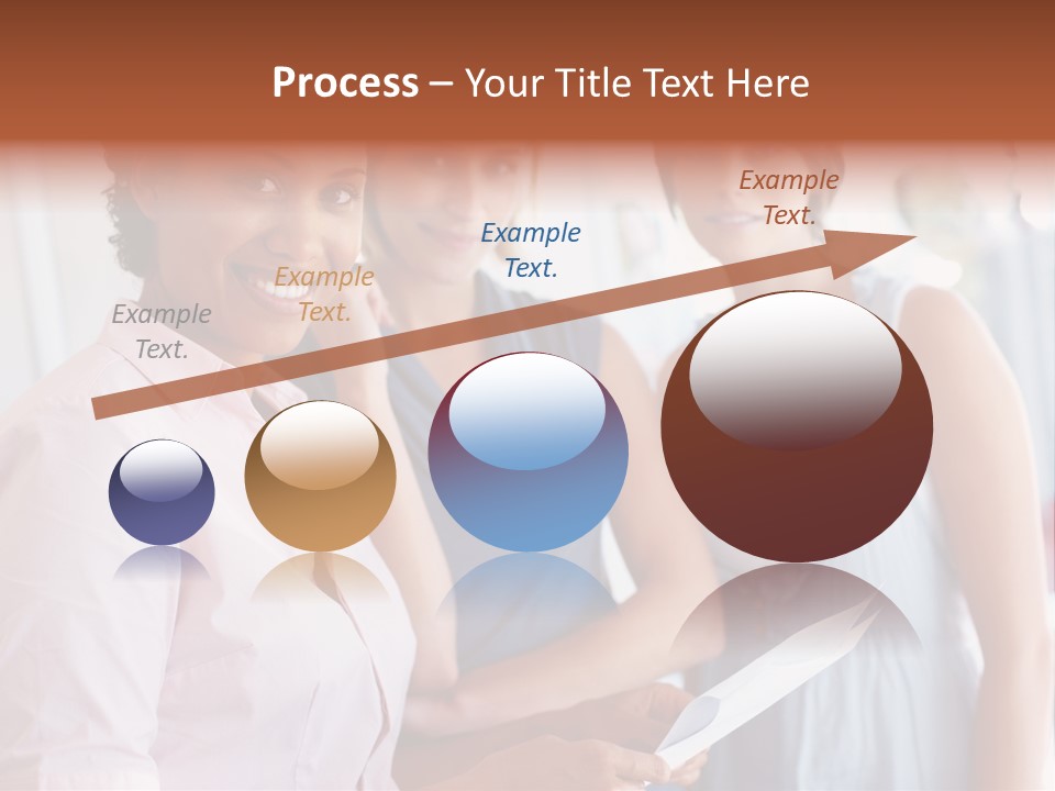 Tall Downtown Illustration PowerPoint Template