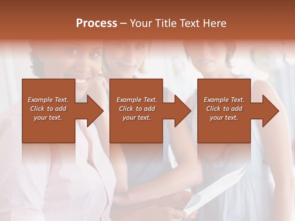 Tall Downtown Illustration PowerPoint Template