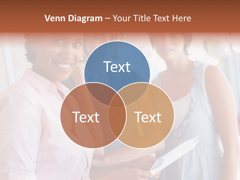 Tall Downtown Illustration PowerPoint Template