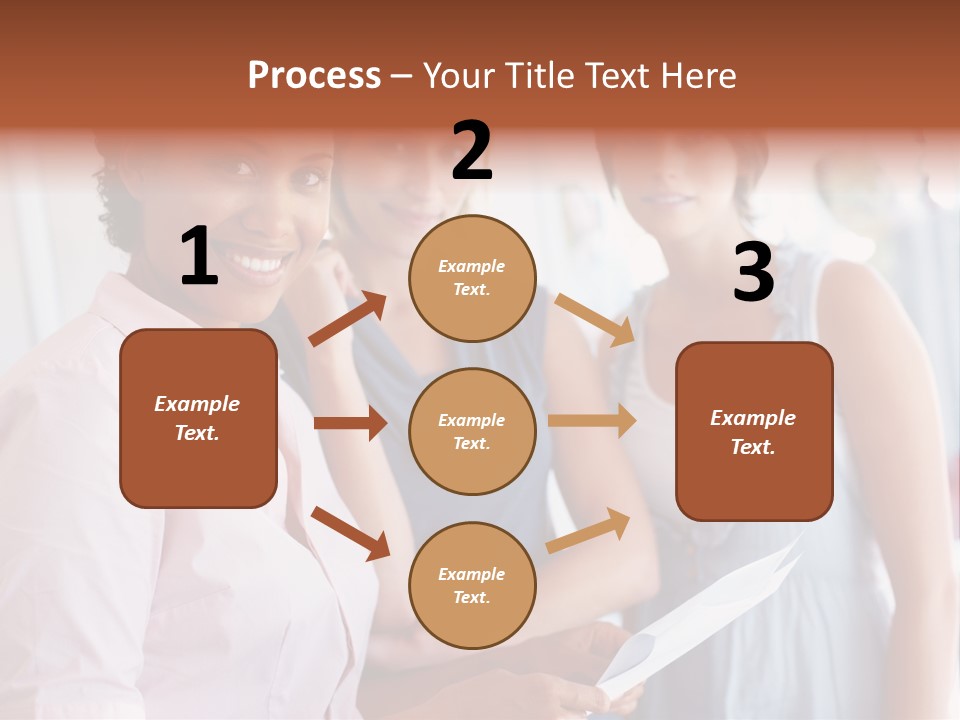 Tall Downtown Illustration PowerPoint Template
