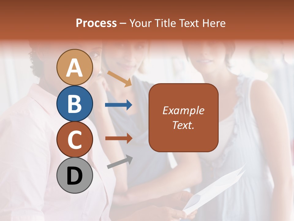 Tall Downtown Illustration PowerPoint Template