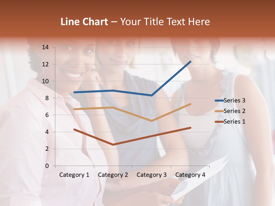 Tall Downtown Illustration PowerPoint Template