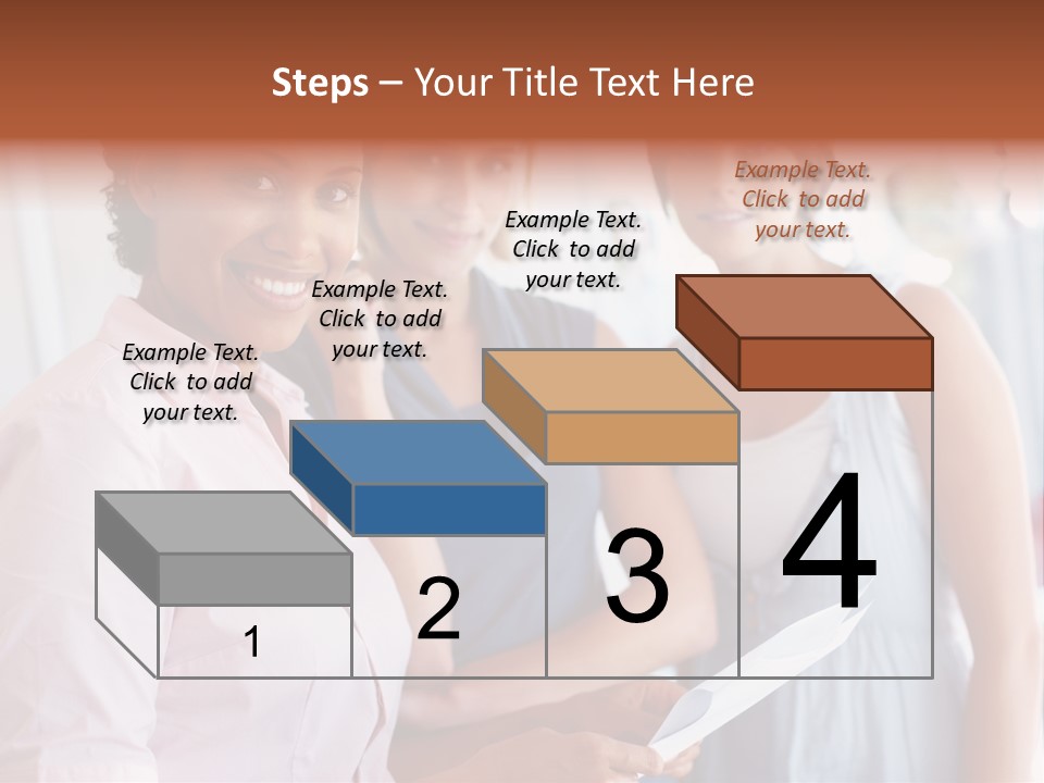 Tall Downtown Illustration PowerPoint Template