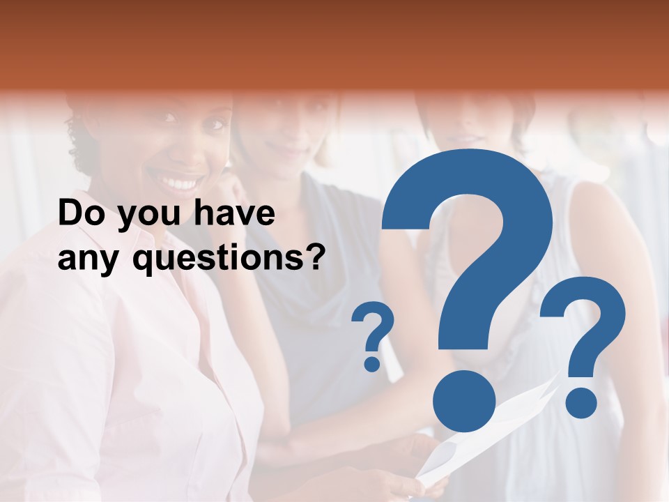 Tall Downtown Illustration PowerPoint Template