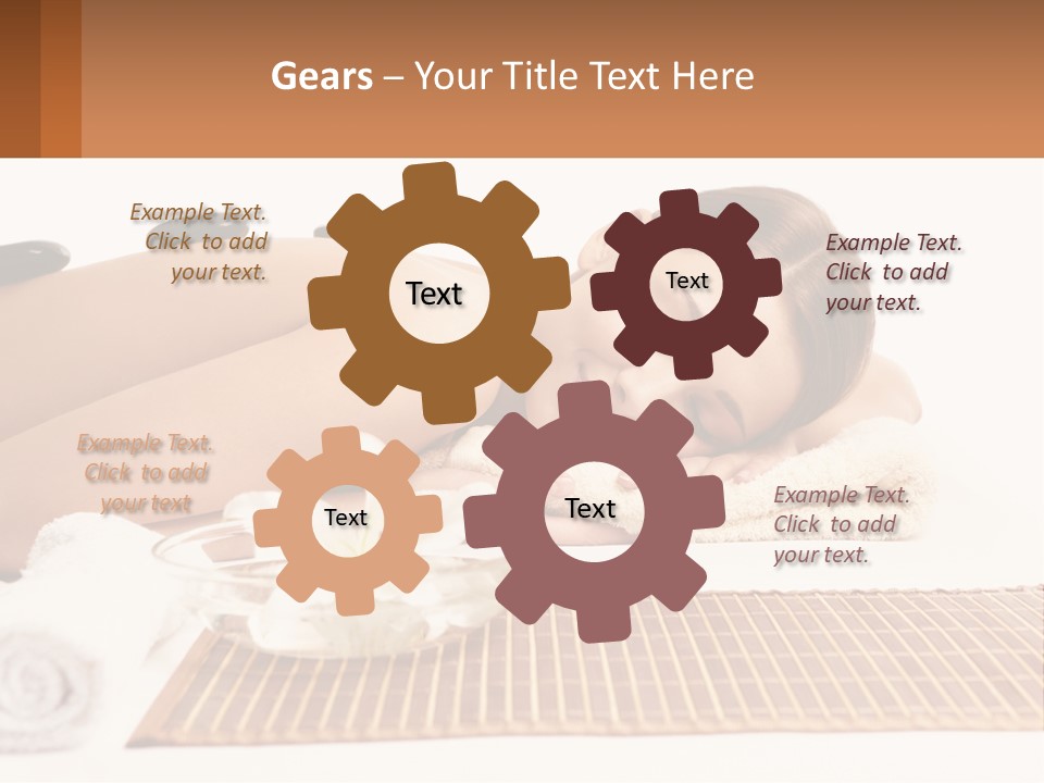 Illustration Grey Skyscraper PowerPoint Template
