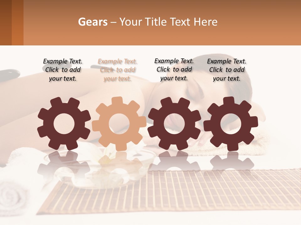 Illustration Grey Skyscraper PowerPoint Template