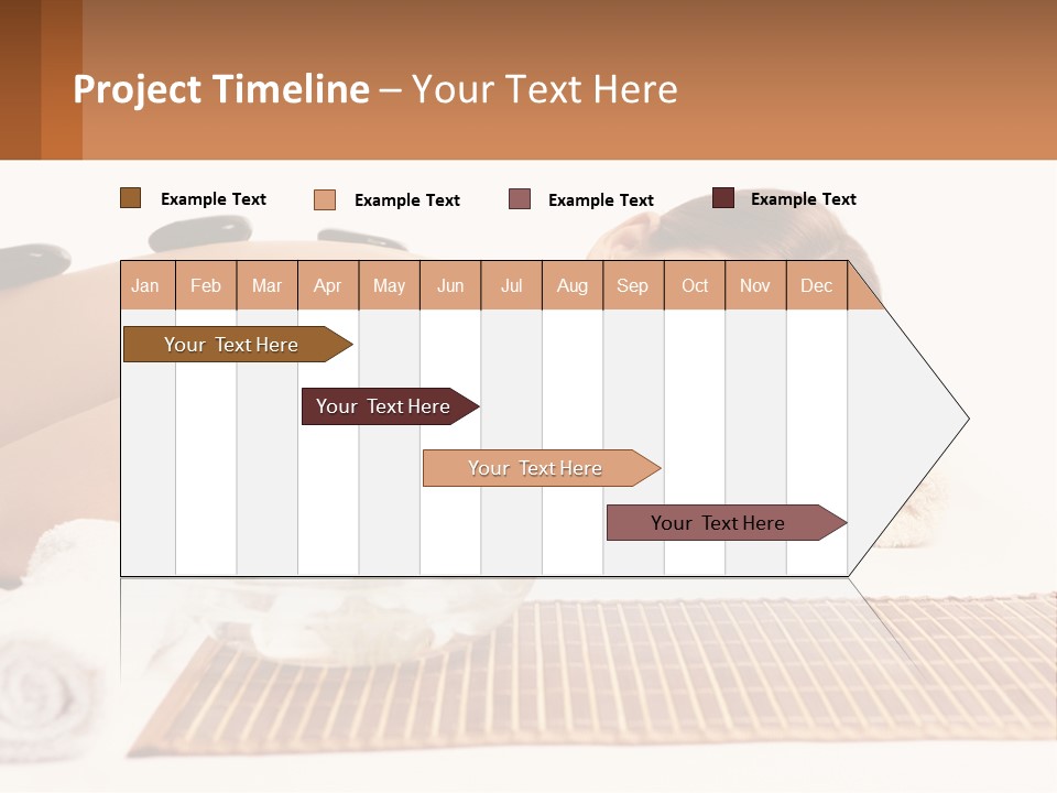 Illustration Grey Skyscraper PowerPoint Template