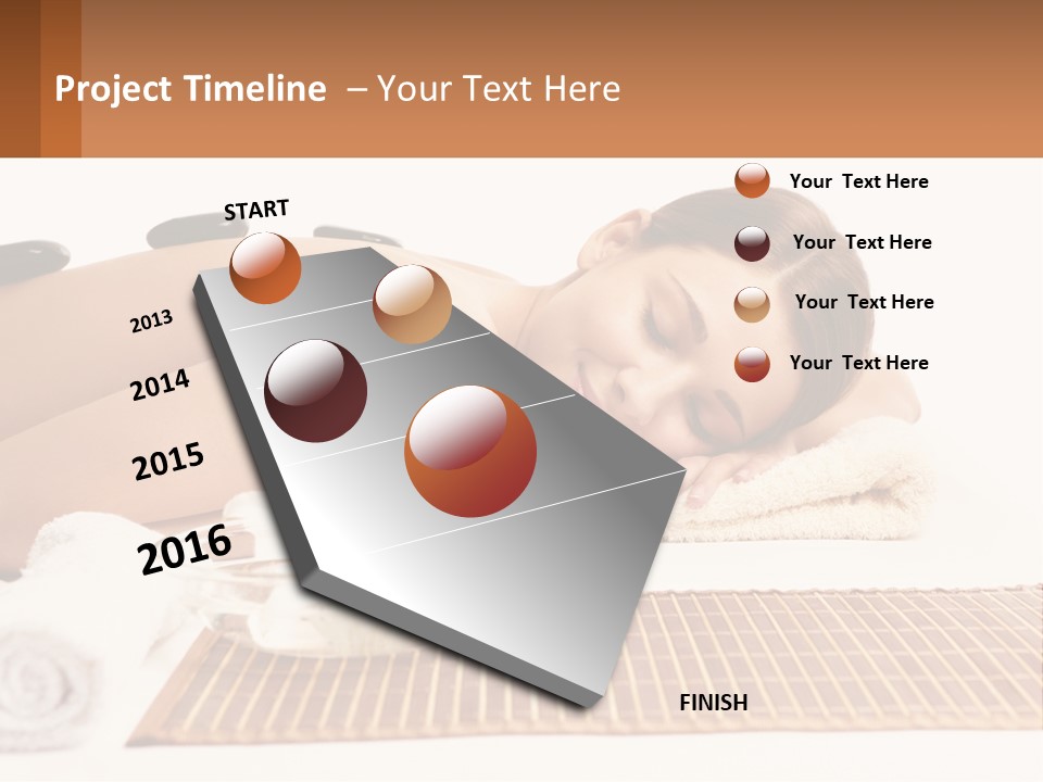Illustration Grey Skyscraper PowerPoint Template
