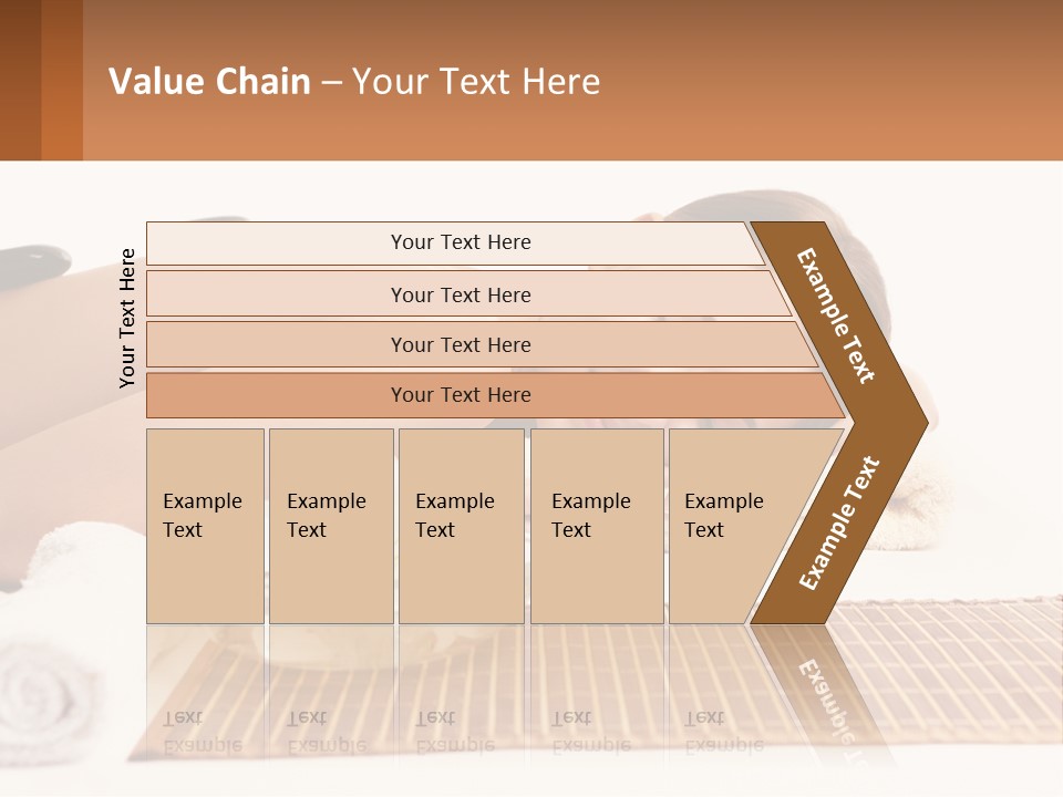 Illustration Grey Skyscraper PowerPoint Template