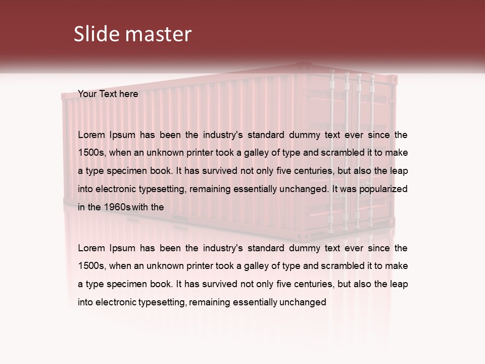 House Render High PowerPoint Template