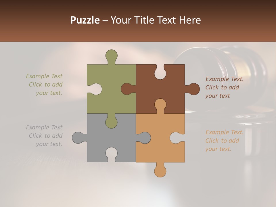 Tall Modern House PowerPoint Template