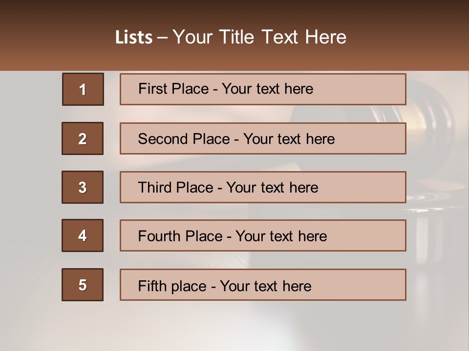 Tall Modern House PowerPoint Template