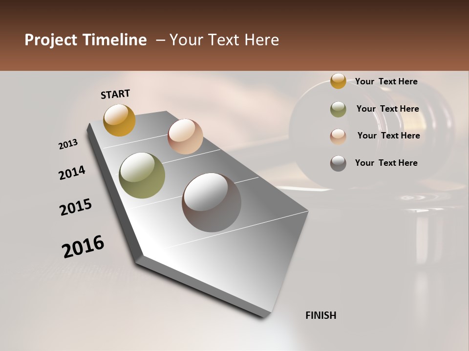 Tall Modern House PowerPoint Template