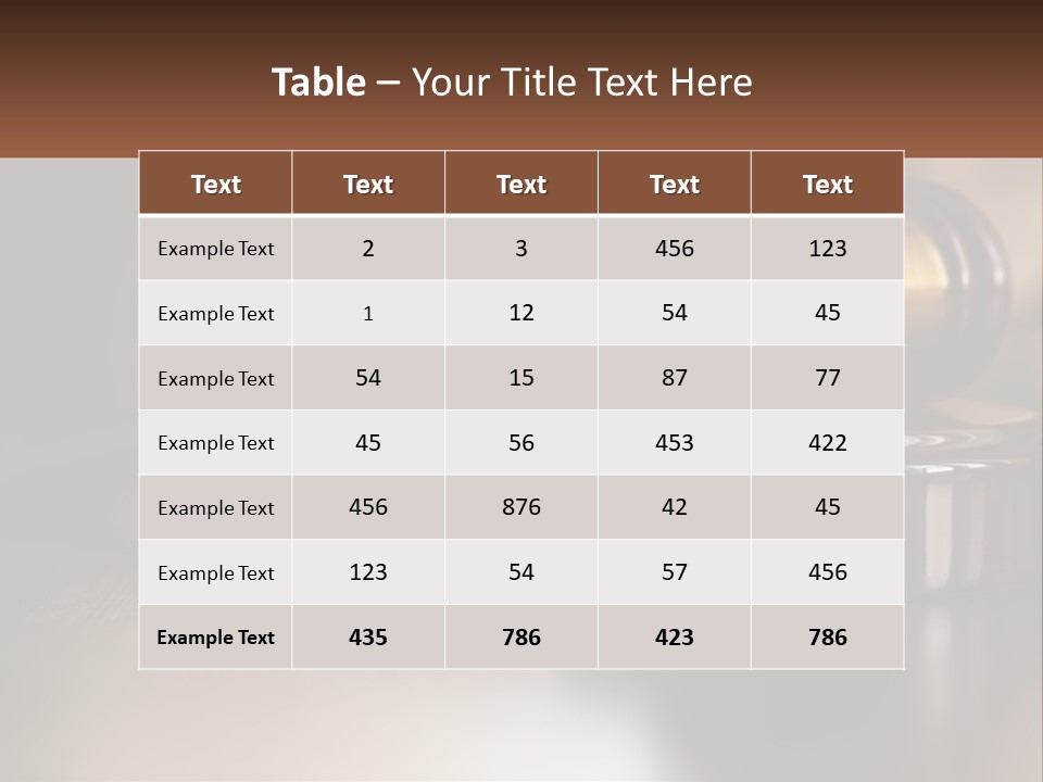 Tall Modern House PowerPoint Template