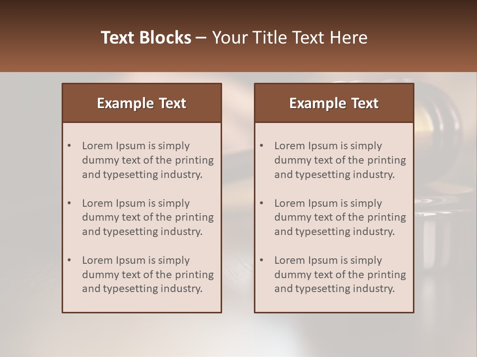Tall Modern House PowerPoint Template