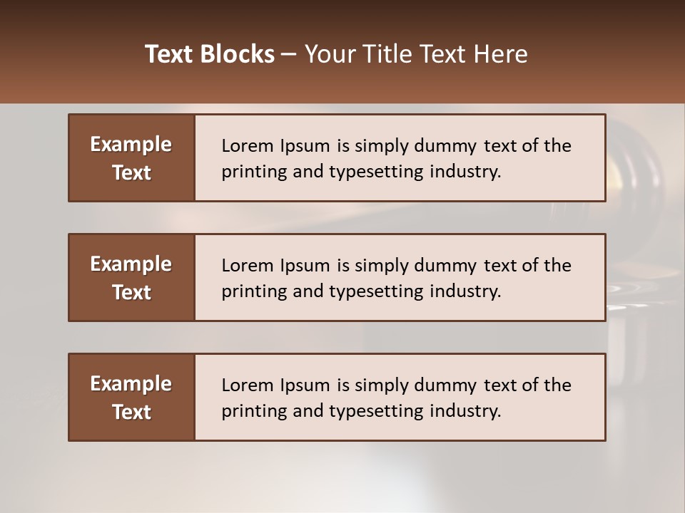 Tall Modern House PowerPoint Template