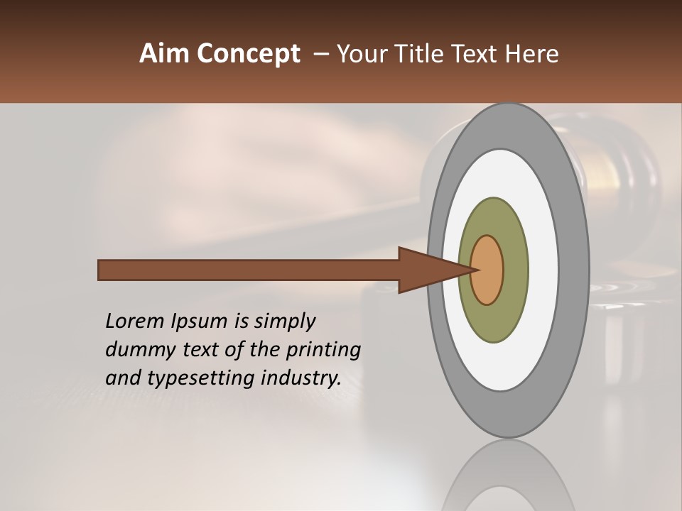 Tall Modern House PowerPoint Template