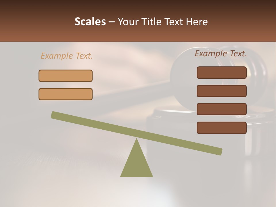 Tall Modern House PowerPoint Template