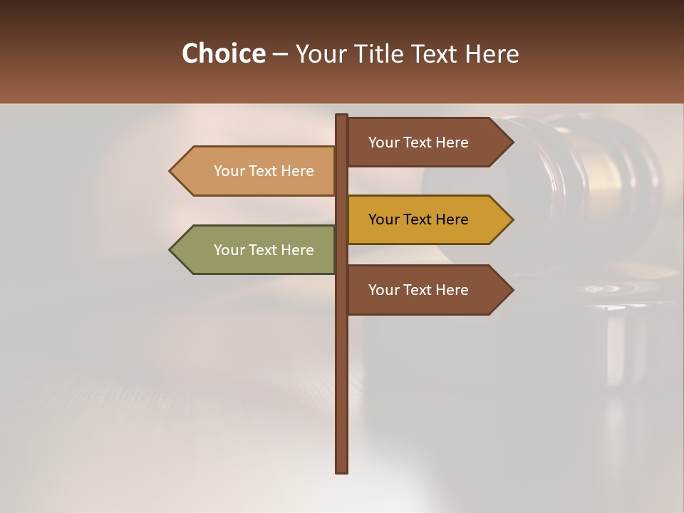 Tall Modern House PowerPoint Template