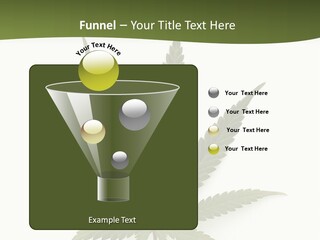 Tall Grey Sphere PowerPoint Template