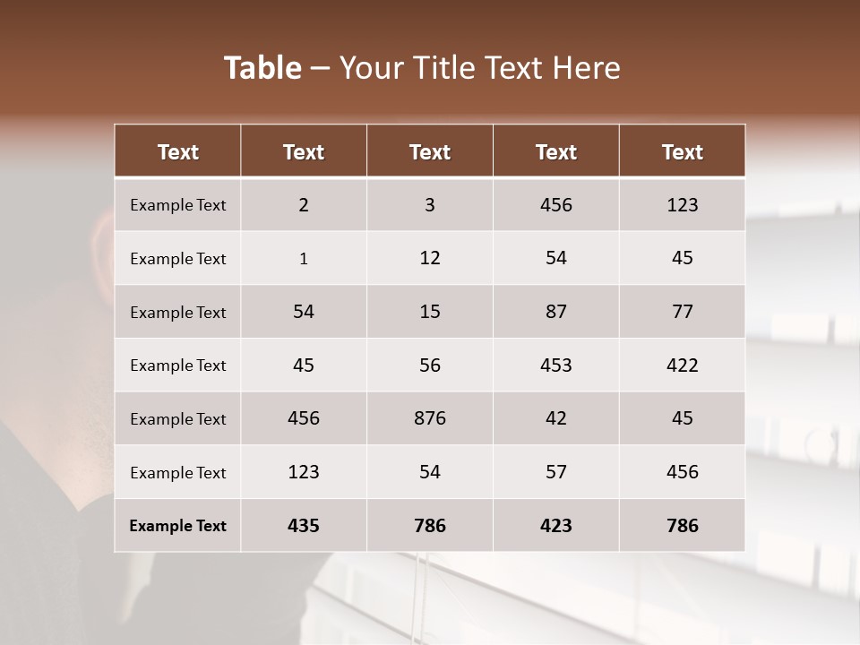 Design Skyscraper Ball PowerPoint Template