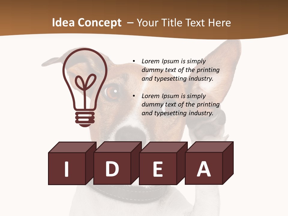 Sphere Abstract Square PowerPoint Template