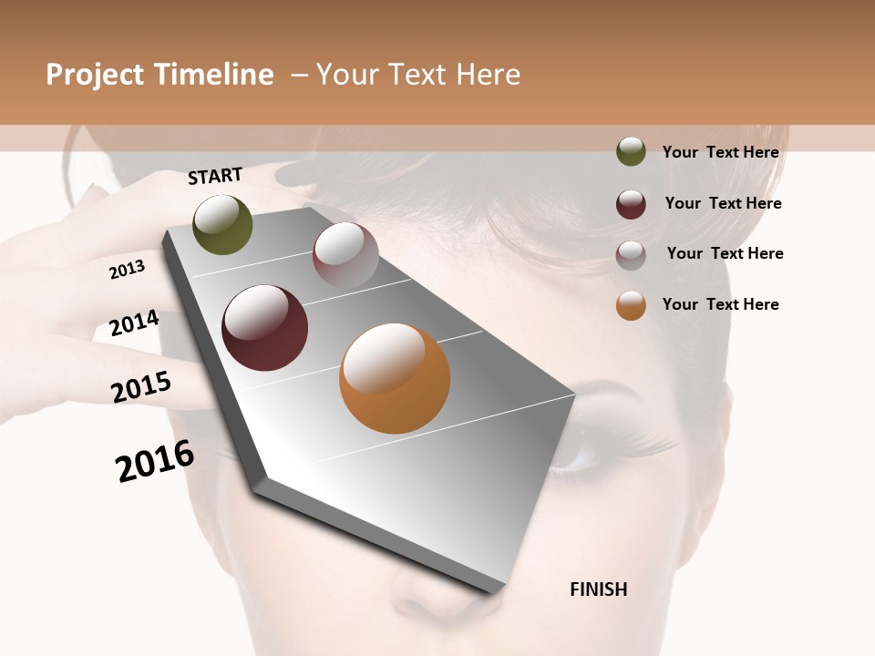 Ball Cityscape House PowerPoint Template
