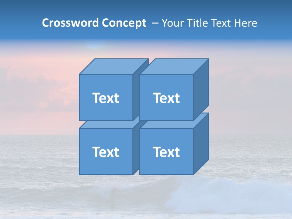 Square Architect World PowerPoint Template
