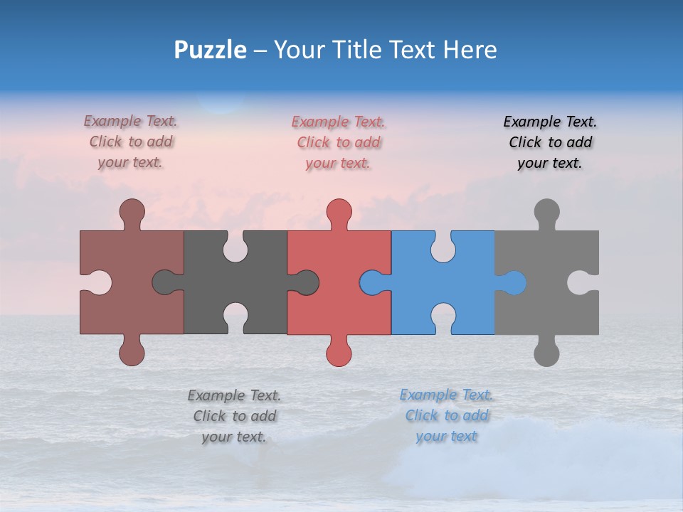 Square Architect World PowerPoint Template