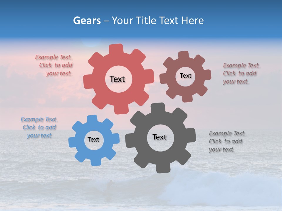 Square Architect World PowerPoint Template