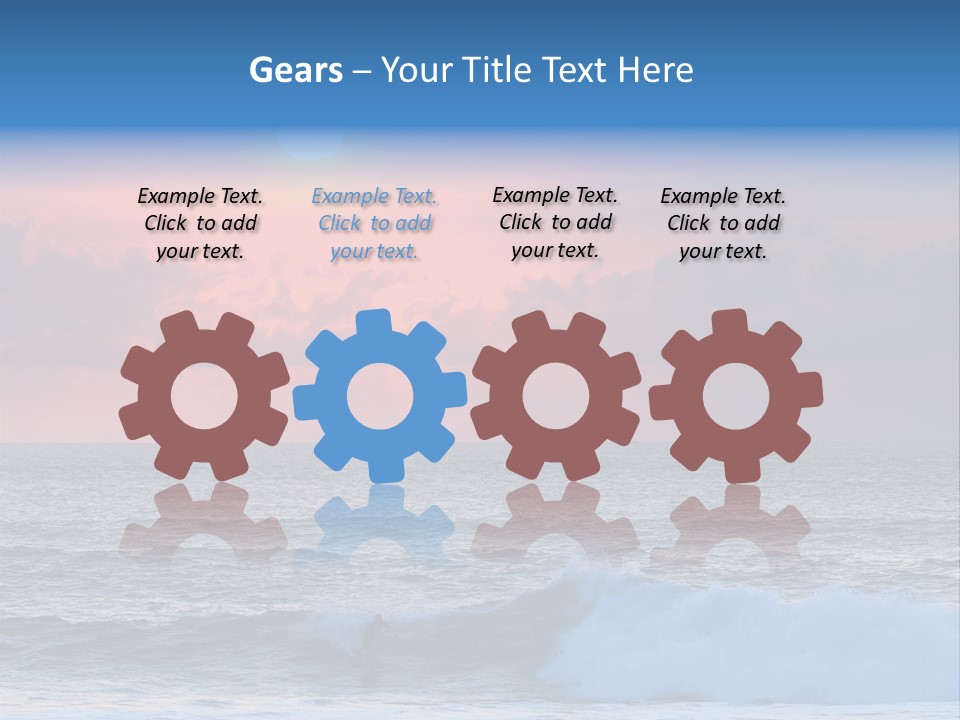 Square Architect World PowerPoint Template