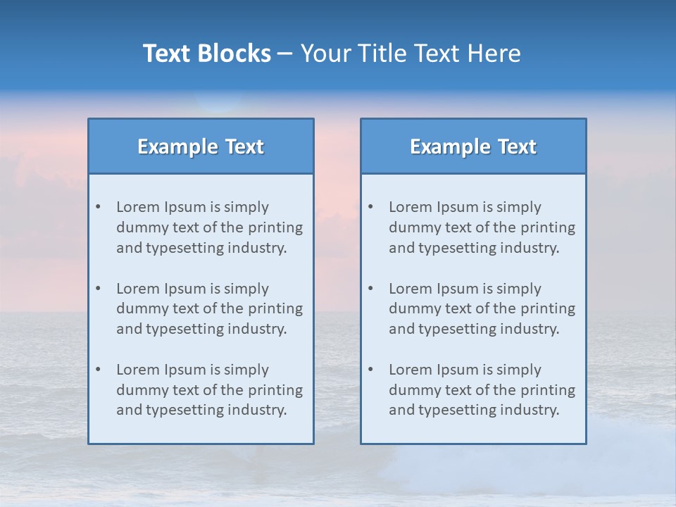 Square Architect World PowerPoint Template