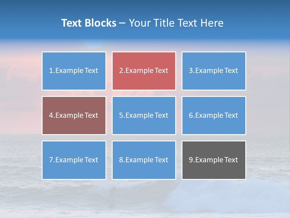 Square Architect World PowerPoint Template