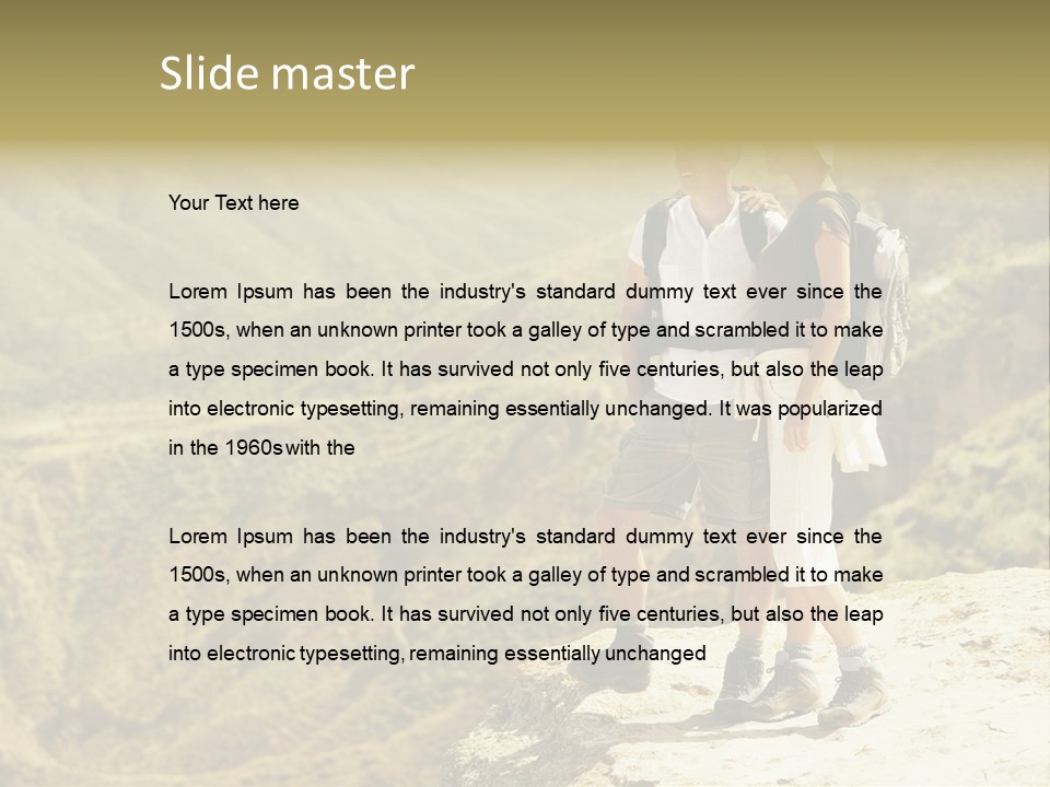 Design Downtown Shape PowerPoint Template