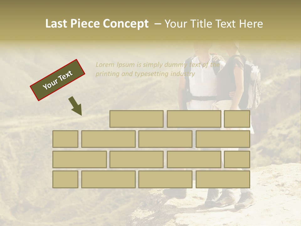 Design Downtown Shape PowerPoint Template