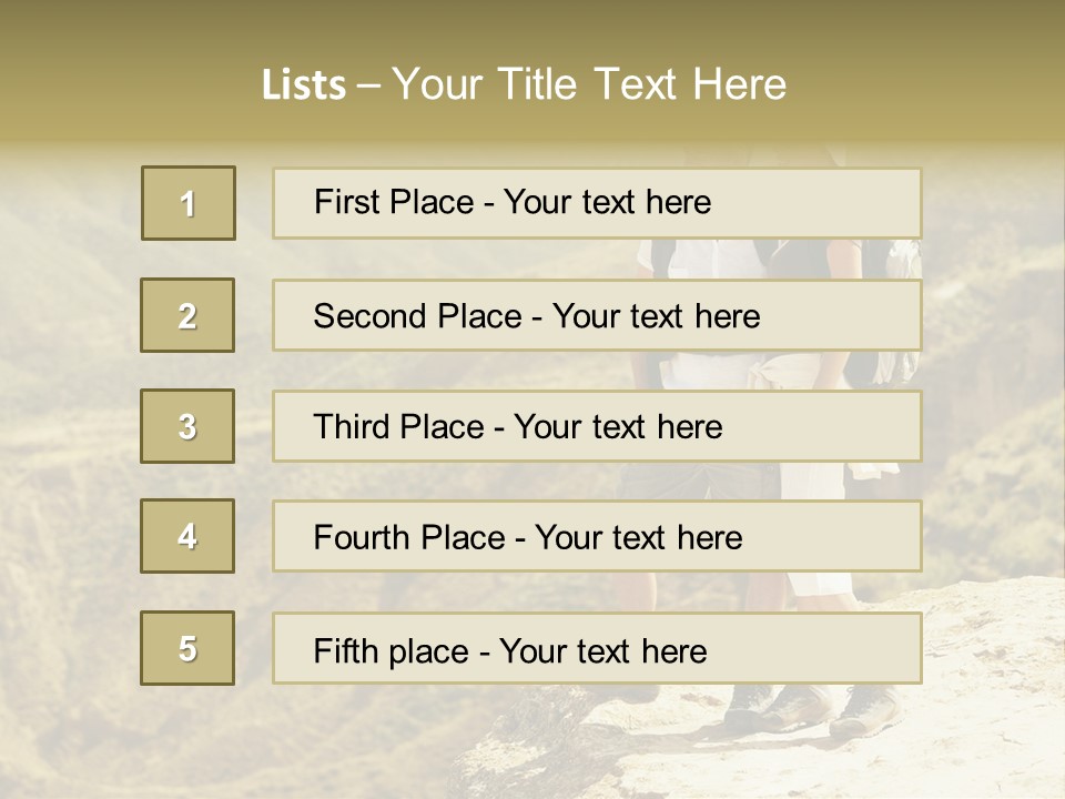 Design Downtown Shape PowerPoint Template