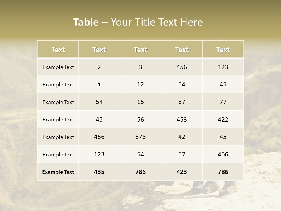 Design Downtown Shape PowerPoint Template