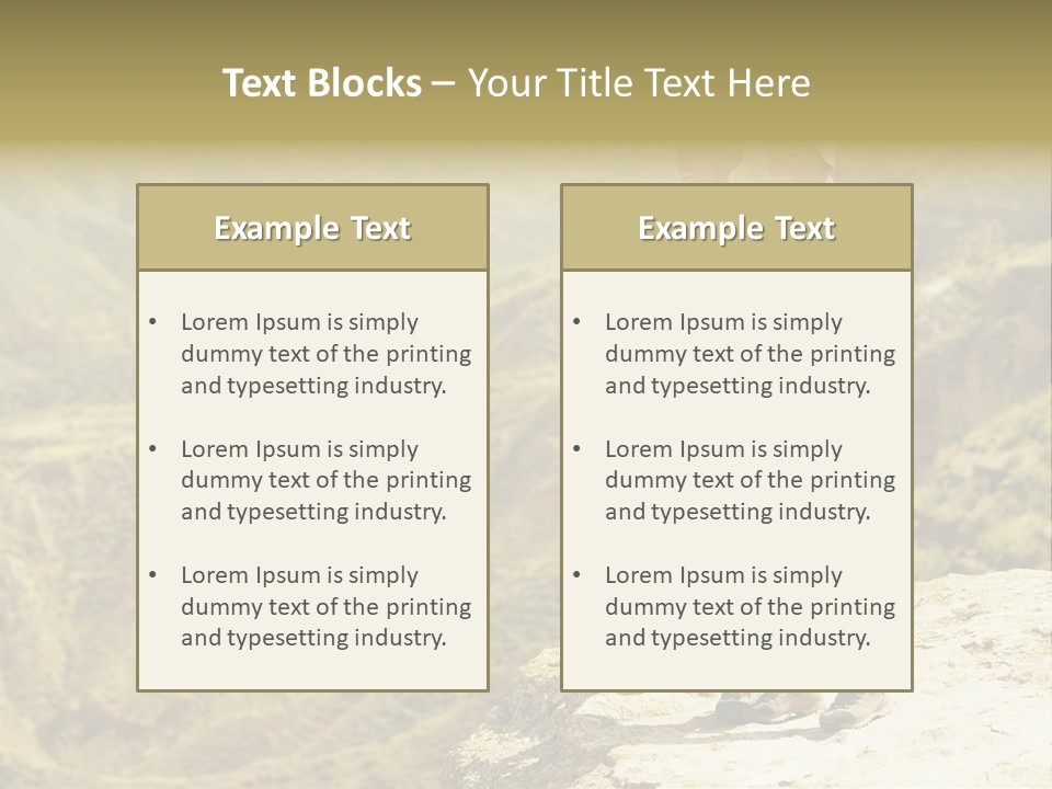 Design Downtown Shape PowerPoint Template