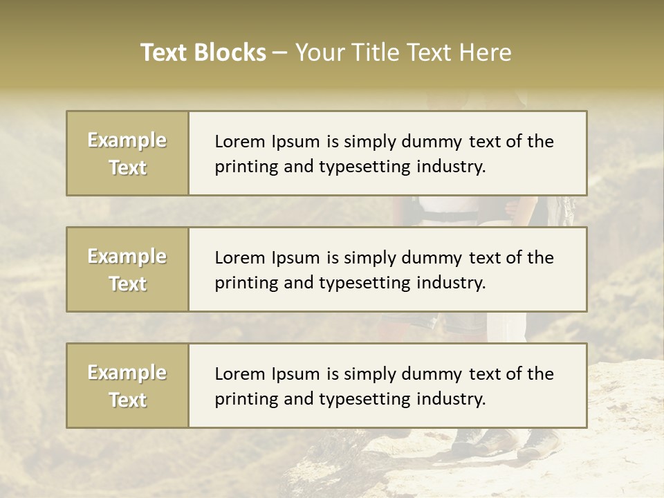 Design Downtown Shape PowerPoint Template