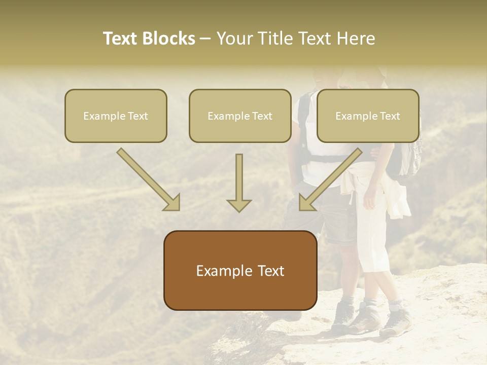 Design Downtown Shape PowerPoint Template