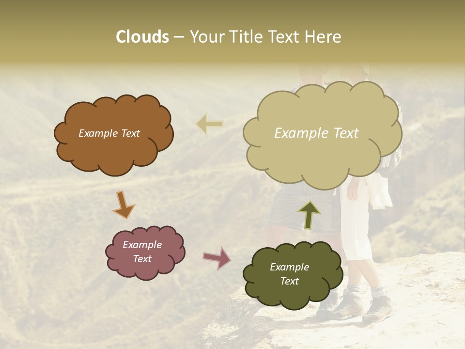 Design Downtown Shape PowerPoint Template