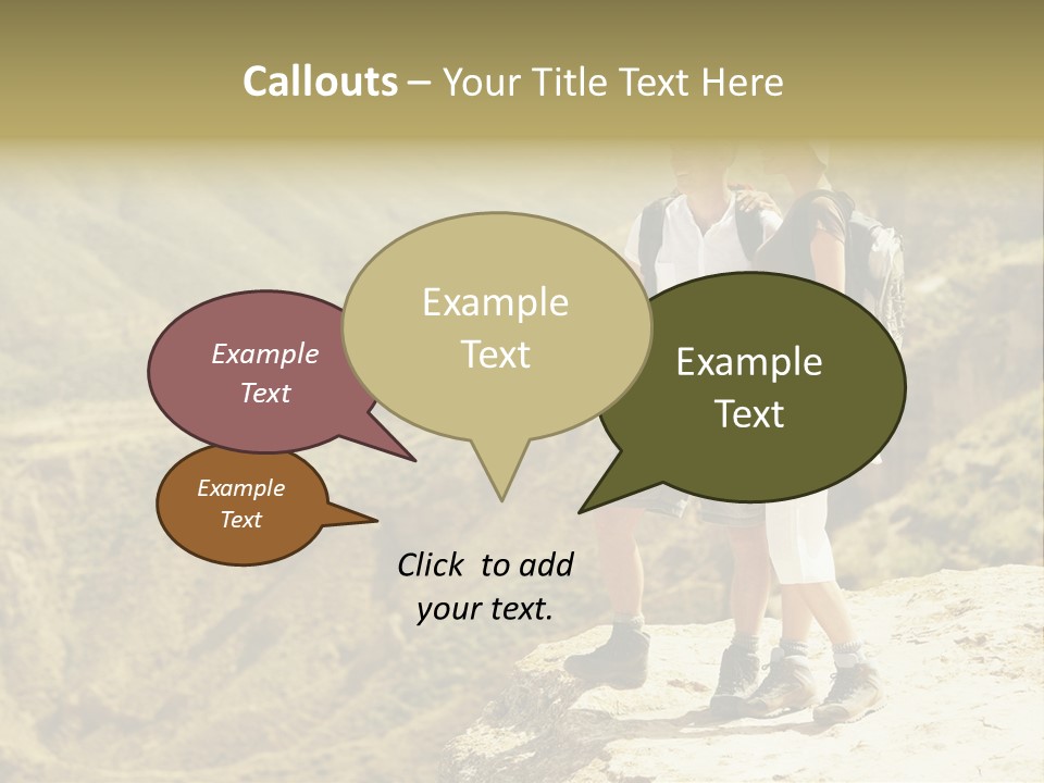 Design Downtown Shape PowerPoint Template