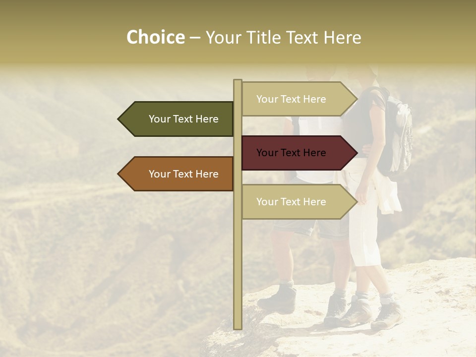 Design Downtown Shape PowerPoint Template