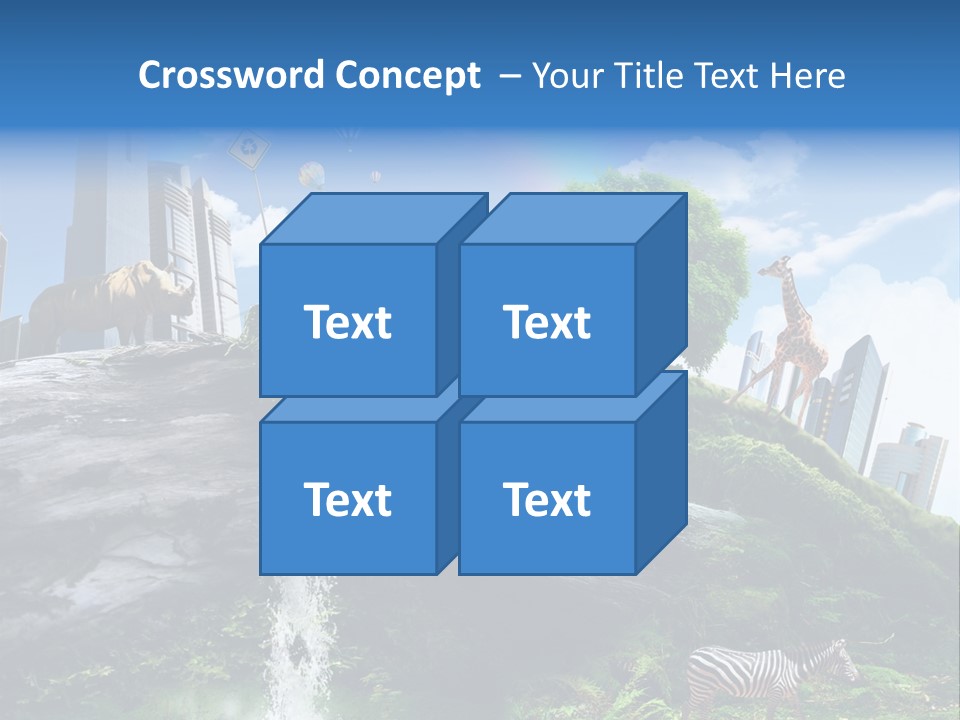 Architecture Cube Abstract PowerPoint Template