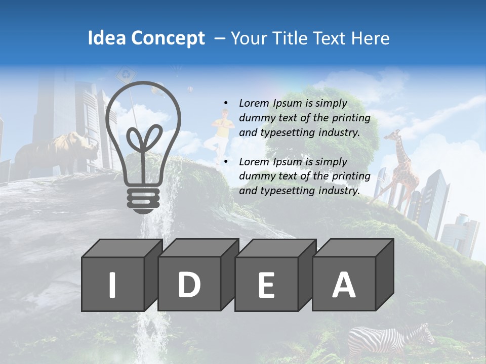 Architecture Cube Abstract PowerPoint Template