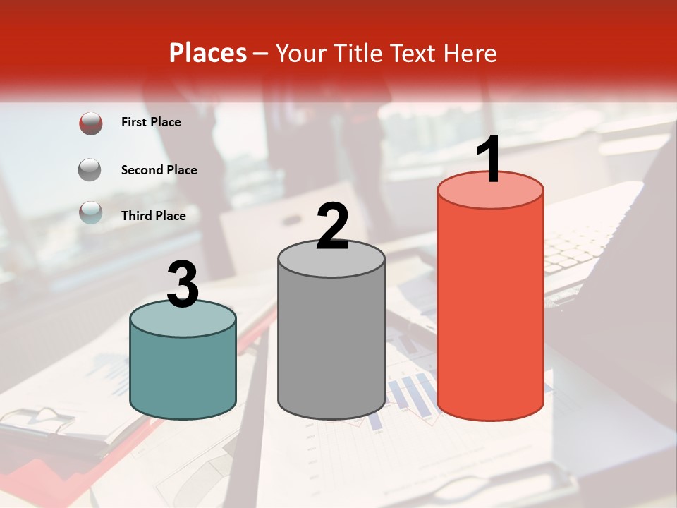 Skyscraper Global Town PowerPoint Template