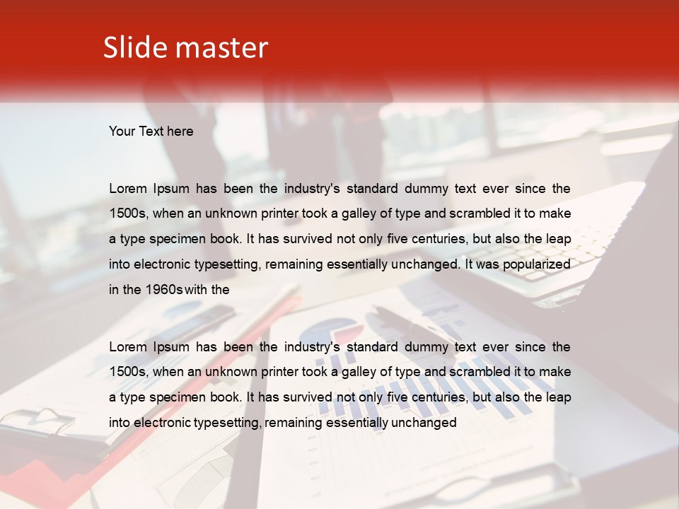 Skyscraper Global Town PowerPoint Template