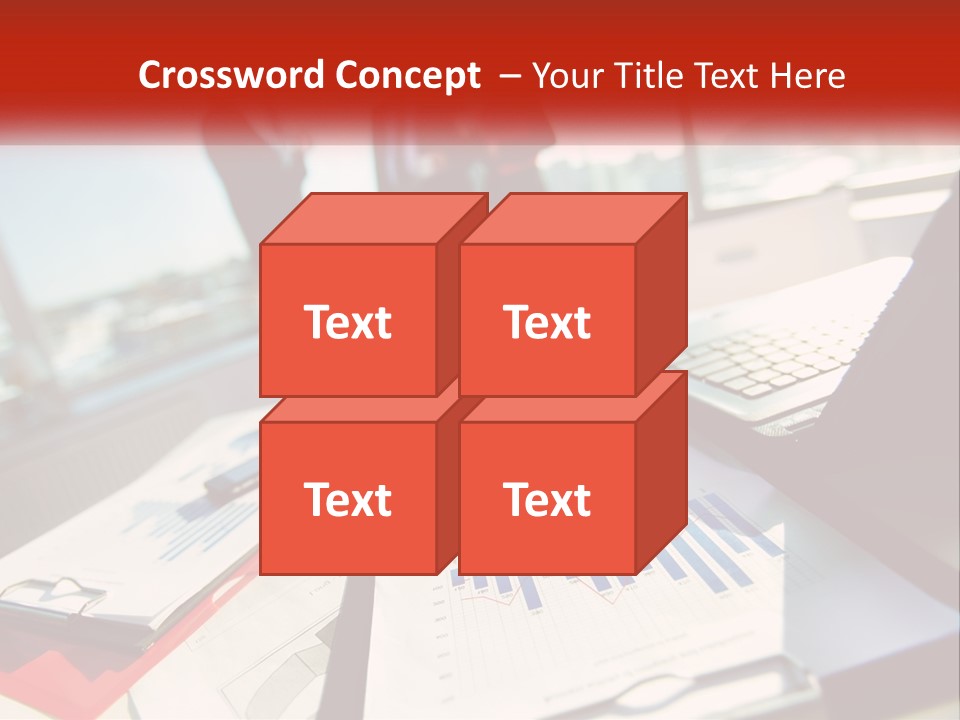 Skyscraper Global Town PowerPoint Template