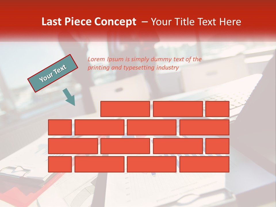 Skyscraper Global Town PowerPoint Template